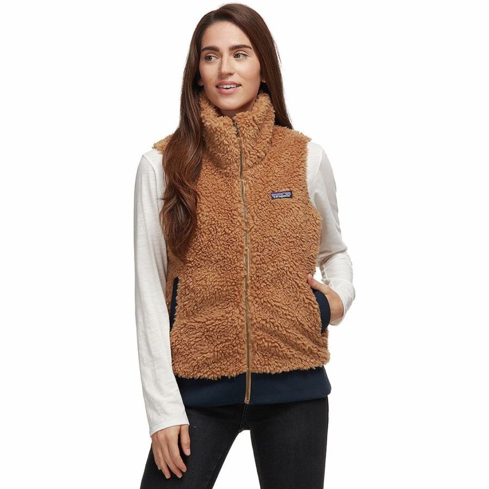 Patagonia Dusty Mesa Fleece Vest - Women | Color: Brown | Size: XL